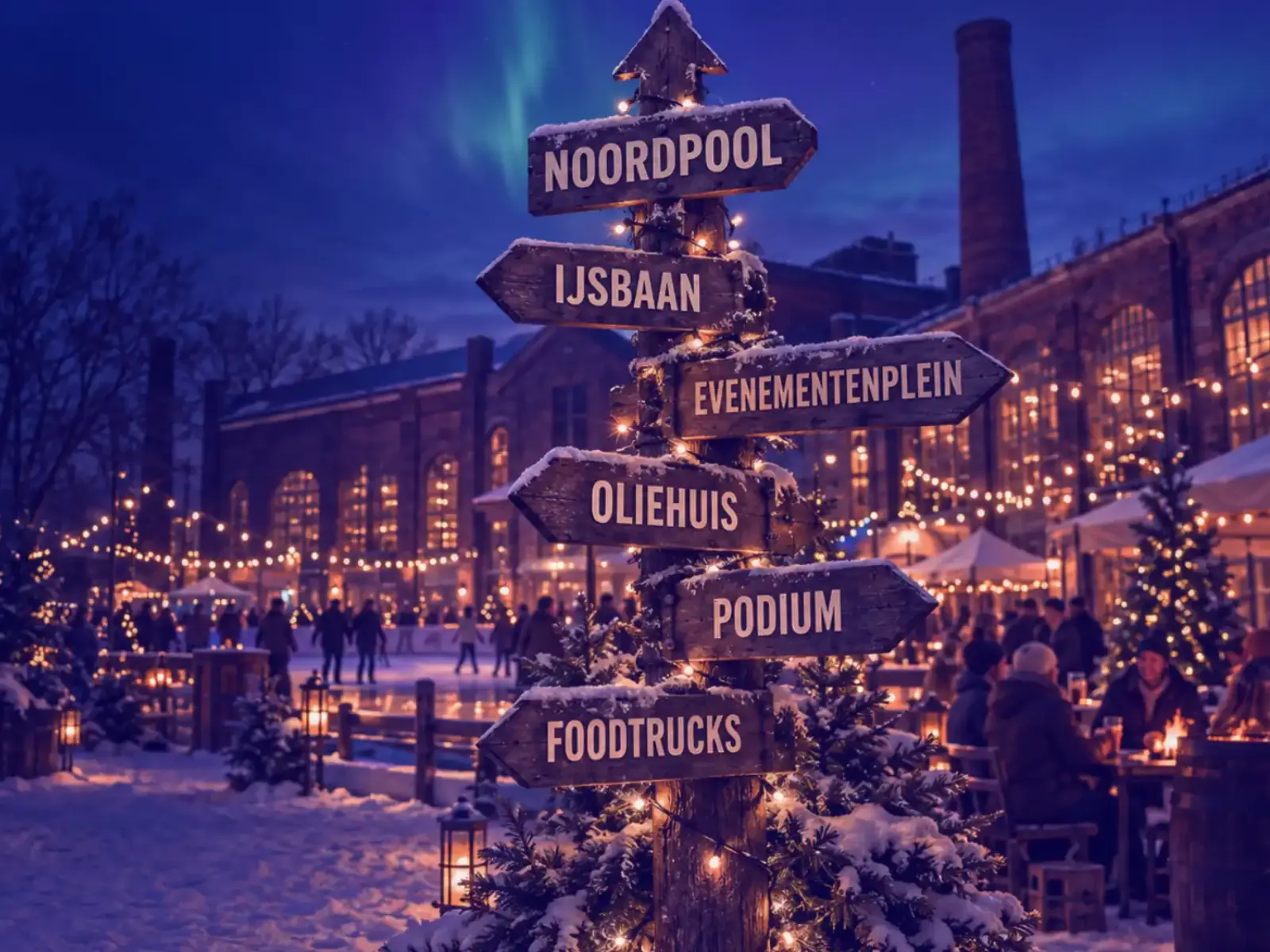 De Lichtfabriek en winterwereld van IJSTIJD Haarlem